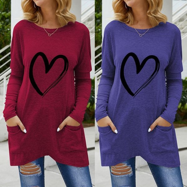 autumn and winter long sleeve love printed round neck t-shirt skirt women's wear, White
autumn and winter long sleeve love printed round neck t-shirt skirt women's wear, White