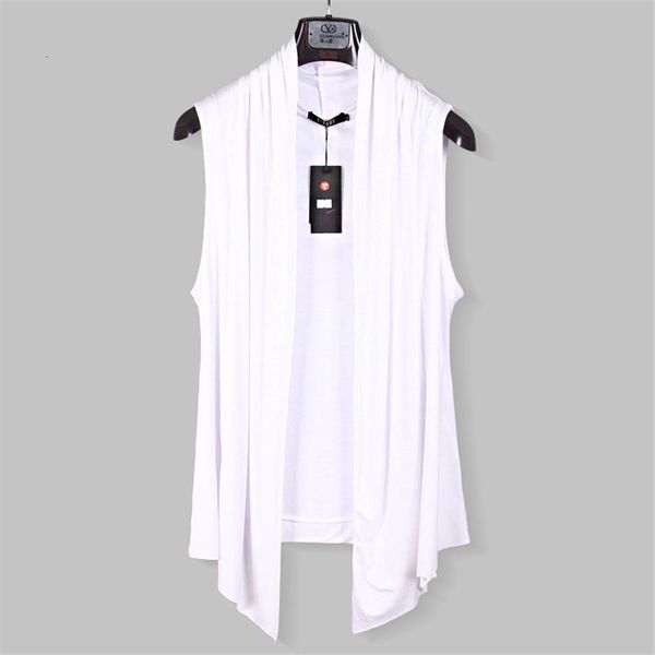 men's vests summer men black white gray color sleeveless vest long cardigan punk streetwear man fashion cape korean vintage cloak
men's vests summer men black white gray color sleeveless vest long cardigan punk streetwear man fashion cape korean vintage cloak