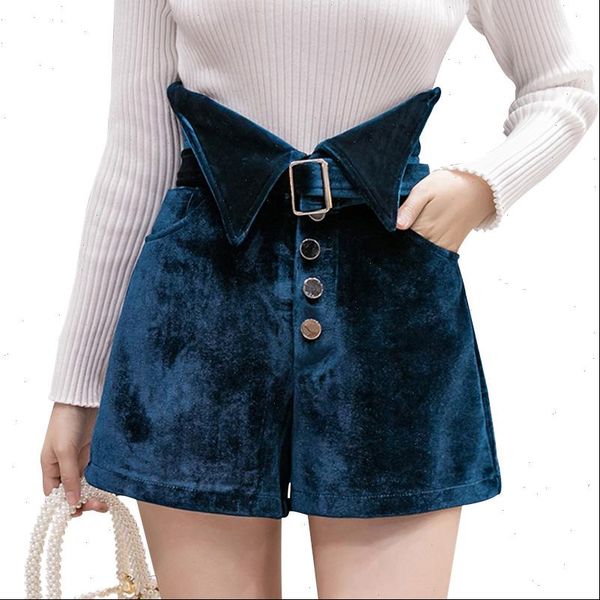 velvet shorts women belt fashion midi female plus size buttons autumn winter high waist trouser pocket black, White;black
velvet shorts women belt fashion midi female plus size buttons autumn winter high waist trouser pocket black, White;black