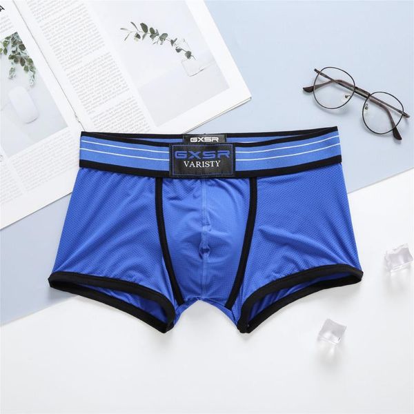 underpants gxsr men's underwear summer thin ice silk low waist breathable small mesh tide boxers, Black;white
underpants gxsr men's underwear summer thin ice silk low waist breathable small mesh tide boxers, Black;white