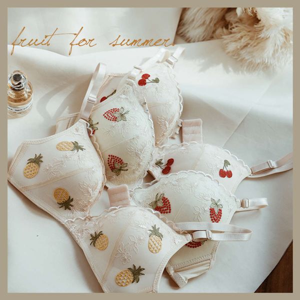 cute bra embroidery fruit seamless bras for women hollow lace soft underwear cherry girl summer brassiere comfort wire free, Red;black
cute bra embroidery fruit seamless bras for women hollow lace soft underwear cherry girl summer brassiere comfort wire free, Red;black