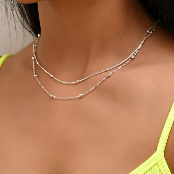 pendant necklaces silver color choker necklace for women 2 layers cute beads chain & pendants velvet chokers fashion jewelry
pendant necklaces silver color choker necklace for women 2 layers cute beads chain & pendants velvet chokers fashion jewelry