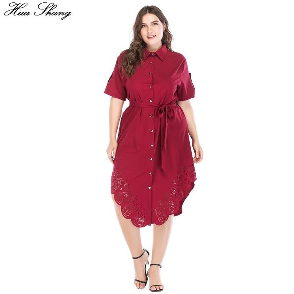 casual dresses huashang 2021 women shirt dress plus size 5xl irregular hollow out sashes with bottons elegant office ladies, Black;gray
casual dresses huashang 2021 women shirt dress plus size 5xl irregular hollow out sashes with bottons elegant office ladies, Black;gray