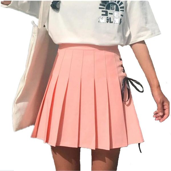 skirts autumn winter women's pleated skirt high waist student soild color bow tie mini saias 1232, Black
skirts autumn winter women's pleated skirt high waist student soild color bow tie mini saias 1232, Black