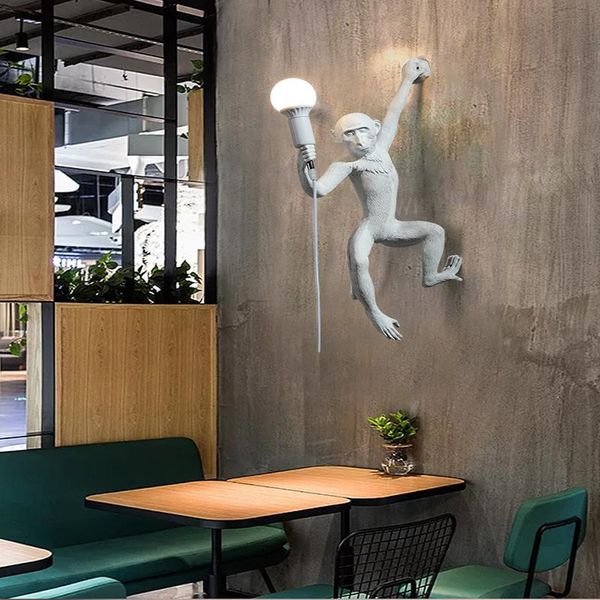 wall lamp nordic resin black monkey led e27 rope loft modern decoration living room indoor lighting art mirror lights
wall lamp nordic resin black monkey led e27 rope loft modern decoration living room indoor lighting art mirror lights