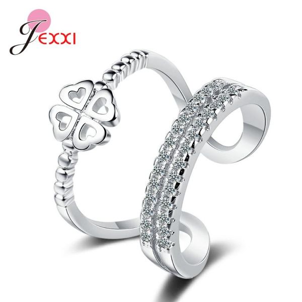 cluster rings 925 sterling silver love heart shaped finger ring for women european style brand fine wedding jewelry gift, Golden;silver
cluster rings 925 sterling silver love heart shaped finger ring for women european style brand fine wedding jewelry gift, Golden;silver
