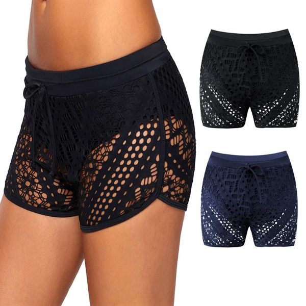 two-piece suits summer women mesh swimming trunks ladies black blue hollow out lace swimsuit sports swim shorts boxer briefs panties
two-piece suits summer women mesh swimming trunks ladies black blue hollow out lace swimsuit sports swim shorts boxer briefs panties