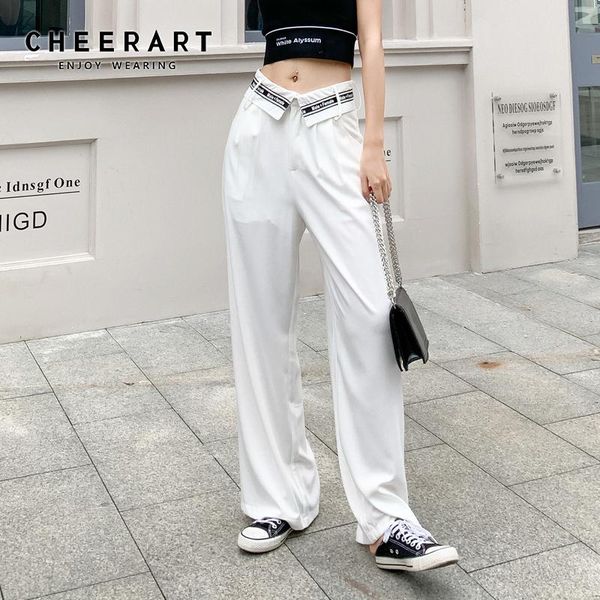 women's pants & capris cheerart white paperbag summer trousers women high waist loose straight leg paper bag korean style 2021, Black;white
women's pants & capris cheerart white paperbag summer trousers women high waist loose straight leg paper bag korean style 2021, Black;white