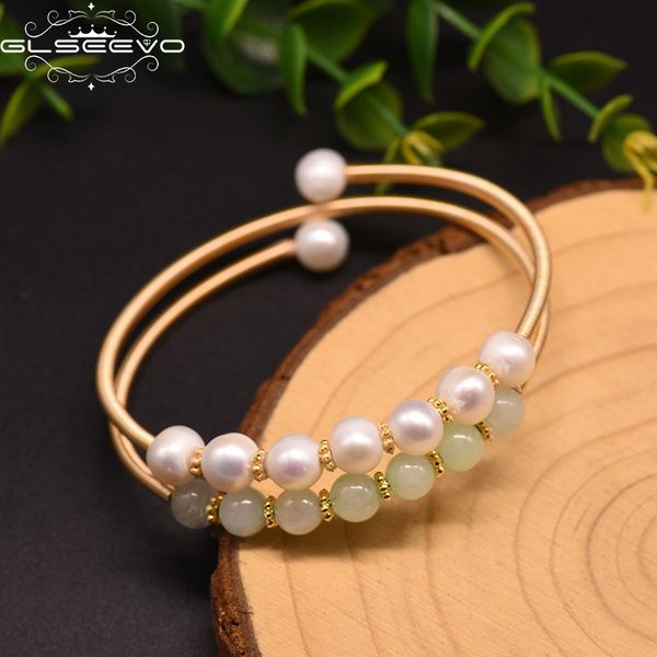 bangles bracelet glseevo natural freshwater pearl double elastic handmade jewelry gift, Black
bangles bracelet glseevo natural freshwater pearl double elastic handmade jewelry gift, Black