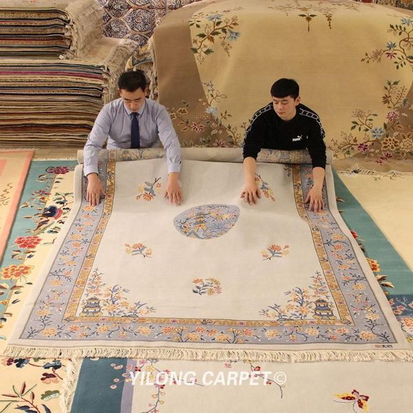 6'x9' handmade blue oriental wool carpet chinese design rug for floor carpets
6'x9' handmade blue oriental wool carpet chinese design rug for floor carpets