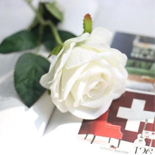 upscale artificial pu rose flower bouquet multi colors available real touch for wedding home living ornament decoration decorative flowers &
upscale artificial pu rose flower bouquet multi colors available real touch for wedding home living ornament decoration decorative flowers &