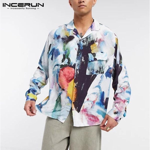 printing men casual shirt lapel long sleeve button loose streetwear fashion hawaiian shirts pockets camisas hombre s-5xl incerun men's, White;black
printing men casual shirt lapel long sleeve button loose streetwear fashion hawaiian shirts pockets camisas hombre s-5xl incerun men's, White;black