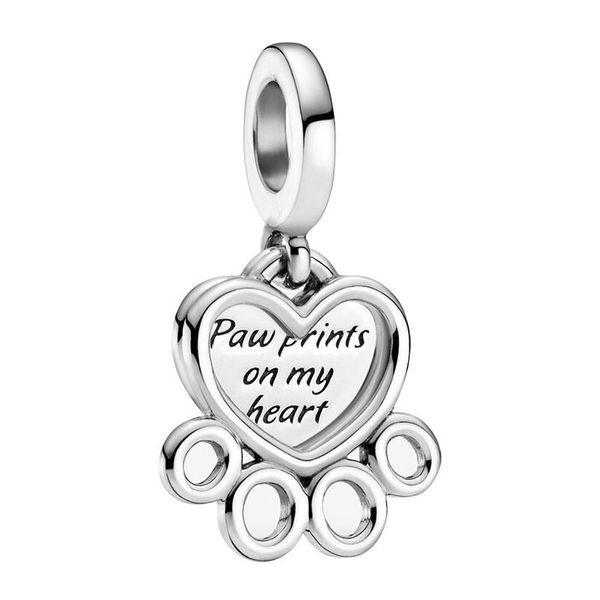 1pcs cute animal footprints pendant diy beads adapting to original pandora charm bracelet ladies jewelry making gifts, Silver
1pcs cute animal footprints pendant diy beads adapting to original pandora charm bracelet ladies jewelry making gifts, Silver