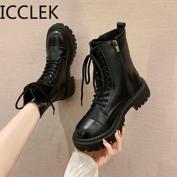 women's warm martin boots female thick-soled waterproof non-slip wear-resistant leather boot winter fashion zipper boots 210428, Black
women's warm martin boots female thick-soled waterproof non-slip wear-resistant leather boot winter fashion zipper boots 210428, Black