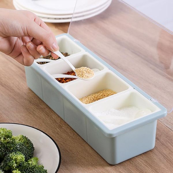with spoon pots removable transparent lid home kitchen 4 grid plastic multipurpose restaurant sugar salt seasoning box set storage bottles &
with spoon pots removable transparent lid home kitchen 4 grid plastic multipurpose restaurant sugar salt seasoning box set storage bottles &