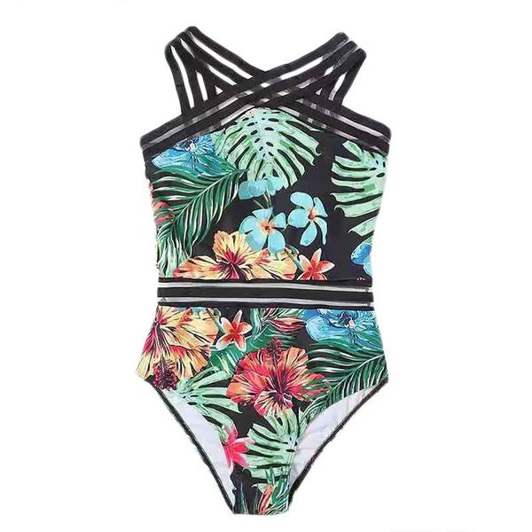 women's swimwear leaves flower printing swimsuit, classic sleeveless high waist playsuit, tight v-neck romper, White;black
women's swimwear leaves flower printing swimsuit, classic sleeveless high waist playsuit, tight v-neck romper, White;black