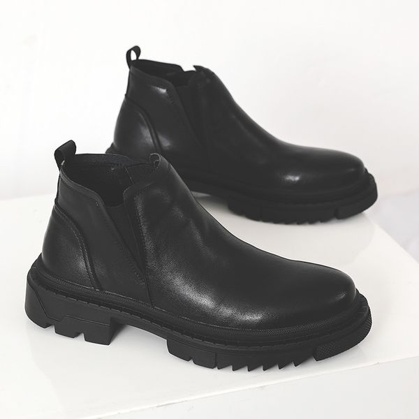 handmade ankle boots working boots men luxury italian brand winter fur wear resistant boots lace-up men casual shoes bota, Black
handmade ankle boots working boots men luxury italian brand winter fur wear resistant boots lace-up men casual shoes bota, Black