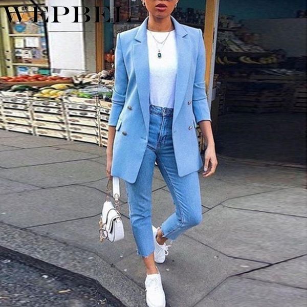 autumn and winter casual long-sleeved double-breasted slim blazers women's fashion v-neck cardigan long jacket suits &, White;black
autumn and winter casual long-sleeved double-breasted slim blazers women's fashion v-neck cardigan long jacket suits &, White;black