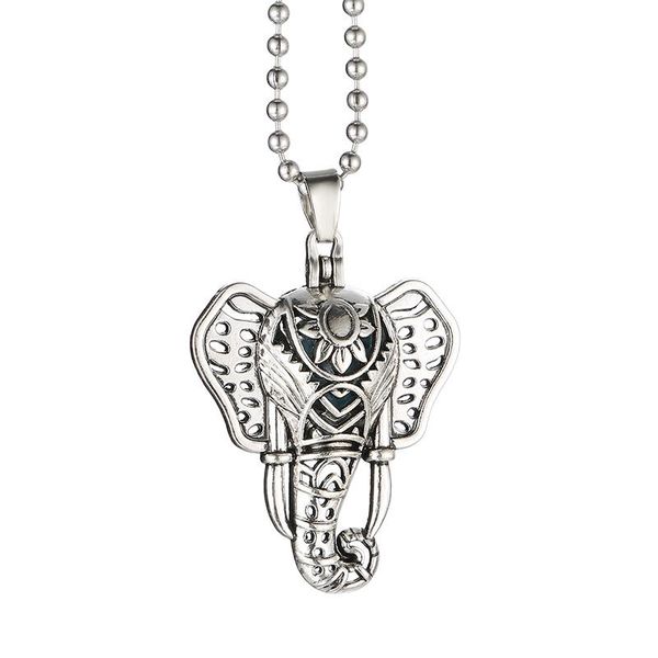 pendant necklaces europeanamerican explosive style volcanic stone essential oil necklace ethnic elephant travel souvenir, Silver
pendant necklaces europeanamerican explosive style volcanic stone essential oil necklace ethnic elephant travel souvenir, Silver