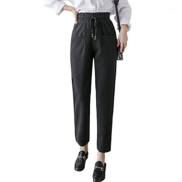 women's pants & capris thicken women fashion black ol style work suitpants for high waist loose woman sweatpants, Black;white
women's pants & capris thicken women fashion black ol style work suitpants for high waist loose woman sweatpants, Black;white