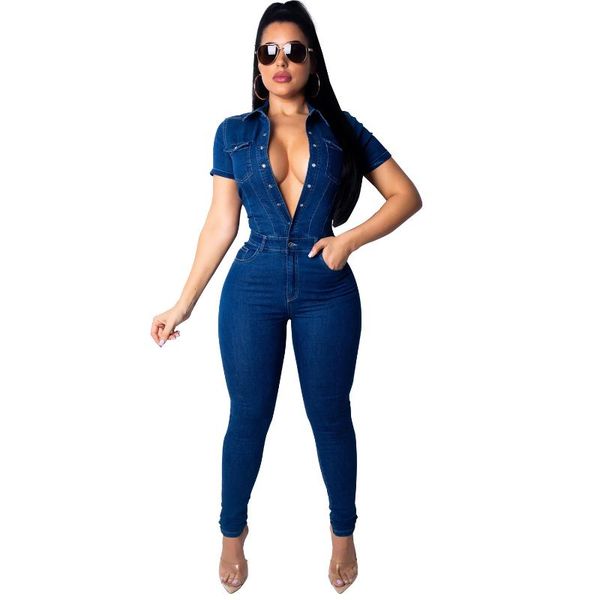women's jumpsuits & rompers denim casual jumpsuit romper plus size fashion short sleeve women overalls one piece clothing, Black;white
women's jumpsuits & rompers denim casual jumpsuit romper plus size fashion short sleeve women overalls one piece clothing, Black;white