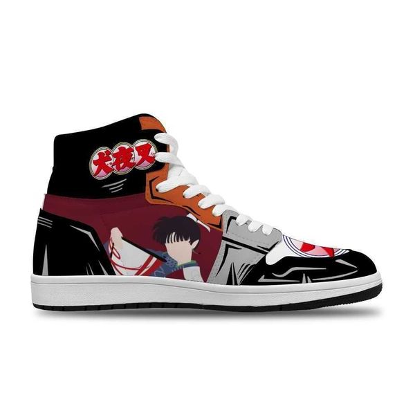 2021 e6w2 leather basketball inuyasha shoes ins for men soft lace up casual shoes