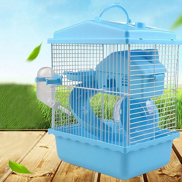 pet cage hamster house double layer for 1pc small animal supplies