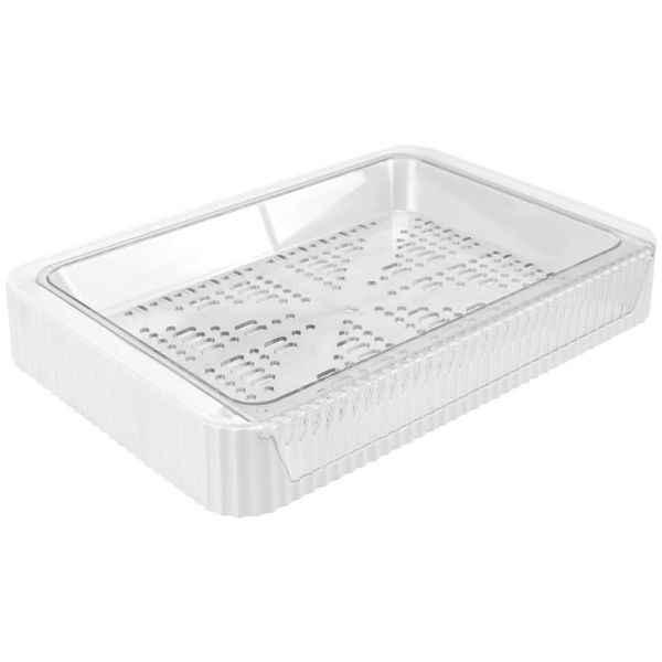 kitchen storage & organization 1pc foldable food basket vegetable rack stackable (white)
kitchen storage & organization 1pc foldable food basket vegetable rack stackable (white)