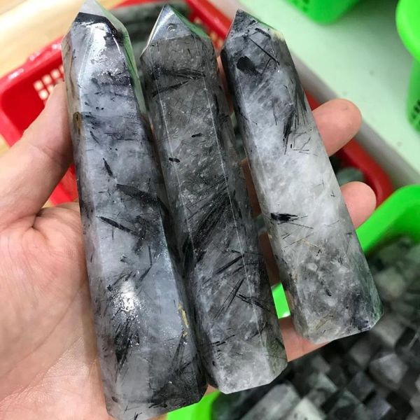 6-9cm natural hairstone point black hair quartz wands tourmaline crystal obelisk reiki healing ornament for house decoration gem decorative
6-9cm natural hairstone point black hair quartz wands tourmaline crystal obelisk reiki healing ornament for house decoration gem decorative