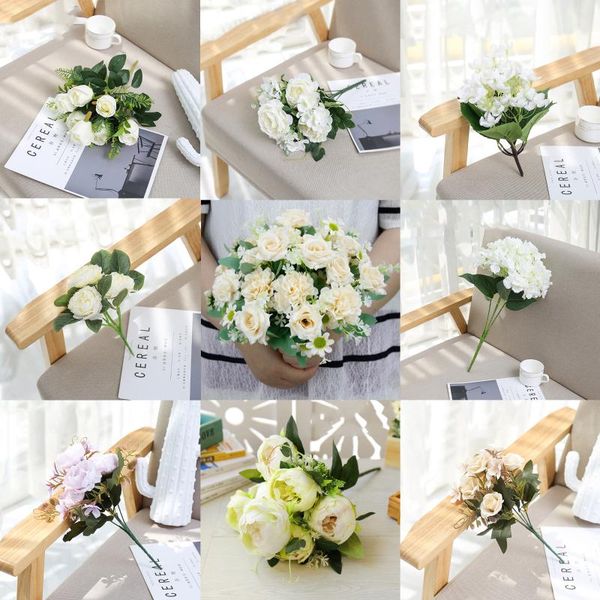 peony rose artificial silk flowers for home decoration wedding bouquet bride fake flower faux living room decorative & wreaths
peony rose artificial silk flowers for home decoration wedding bouquet bride fake flower faux living room decorative & wreaths