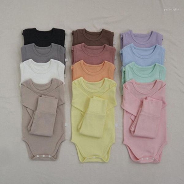 infant baby girls long sleeve pure color rompers + pants suit clothing sets spring kids girl nighty clothes1, White
infant baby girls long sleeve pure color rompers + pants suit clothing sets spring kids girl nighty clothes1, White