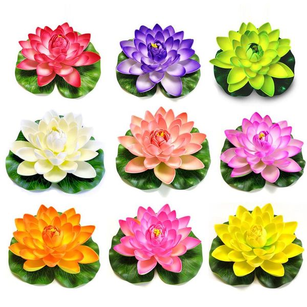 decorative flowers & wreaths 9 colors 17cm floating fake lotus simulation artificial flower plant lifelike water lily micro landscape for po
decorative flowers & wreaths 9 colors 17cm floating fake lotus simulation artificial flower plant lifelike water lily micro landscape for po