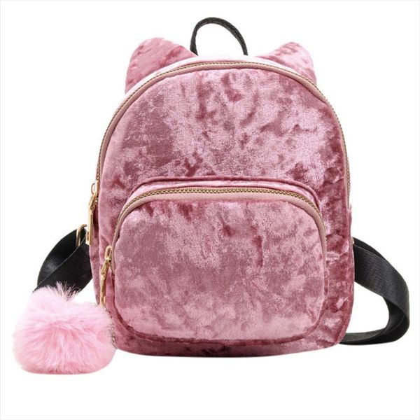 women velour hairball mini backpack shoulder school bags for teenage girls students travel back pack bagpack 10
women velour hairball mini backpack shoulder school bags for teenage girls students travel back pack bagpack 10