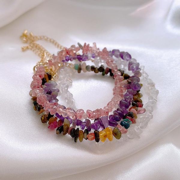link, chain irregular crystal bracelet ie sister temperament fashion personality hand string act the role ofing, Black
link, chain irregular crystal bracelet ie sister temperament fashion personality hand string act the role ofing, Black