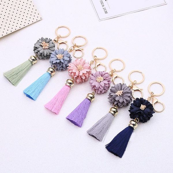 keychains 2021 fashion fiber flower key chain creative jewelry for female car buckle, Silver
keychains 2021 fashion fiber flower key chain creative jewelry for female car buckle, Silver