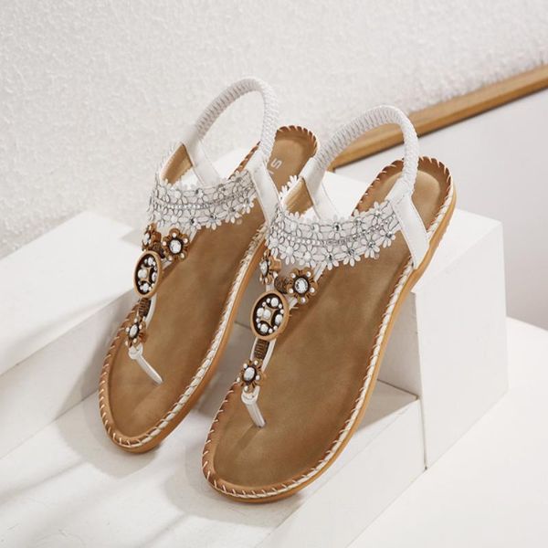 fashion arrival folk style women sandal bohemian beaded vintage comfortable soft bottom flip-flops flat beach shoes slippers, Black
fashion arrival folk style women sandal bohemian beaded vintage comfortable soft bottom flip-flops flat beach shoes slippers, Black