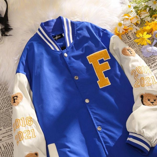 women's jackets patchwork streetwear jacket women autumn casual letter print button baseball coat varsity y2k fashion sporty outerwear, Black;brown
women's jackets patchwork streetwear jacket women autumn casual letter print button baseball coat varsity y2k fashion sporty outerwear, Black;brown