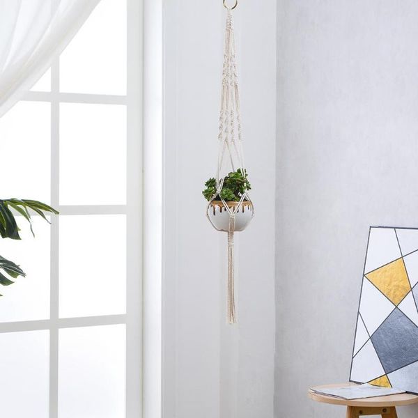 other garden supplies macrame plant hanger handmade cotton rope hanging flower basket pots holder for home balcony window decoration
other garden supplies macrame plant hanger handmade cotton rope hanging flower basket pots holder for home balcony window decoration