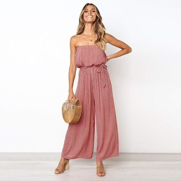 strapless jumpsuit women rompers striped overalls for woman loose romper sashes jumpsuits combinaison femme monos mujer women's &, Black;white
strapless jumpsuit women rompers striped overalls for woman loose romper sashes jumpsuits combinaison femme monos mujer women's &, Black;white