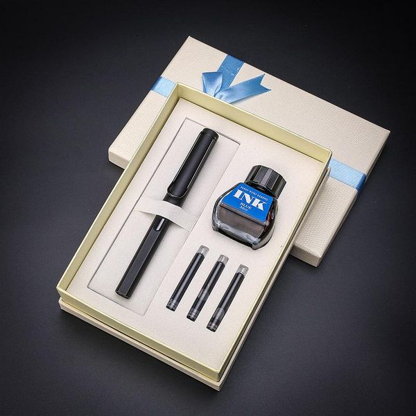 fountain pens luxury business pen set student office writing nib 0.5mm 0.38mm school supplies bottled ink + portable
fountain pens luxury business pen set student office writing nib 0.5mm 0.38mm school supplies bottled ink + portable