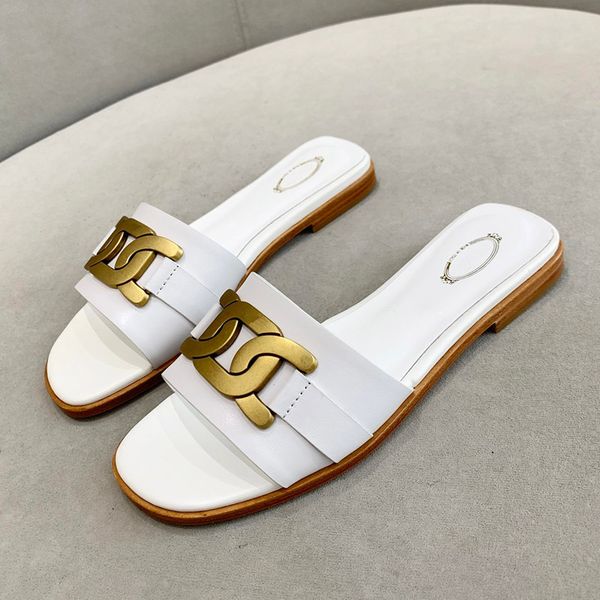 designer women flat heels slipper italy cowskin genuine leather sliders summer vintage sandals gold chain buckle scuffs home slippers luxury, Black
designer women flat heels slipper italy cowskin genuine leather sliders summer vintage sandals gold chain buckle scuffs home slippers luxury, Black