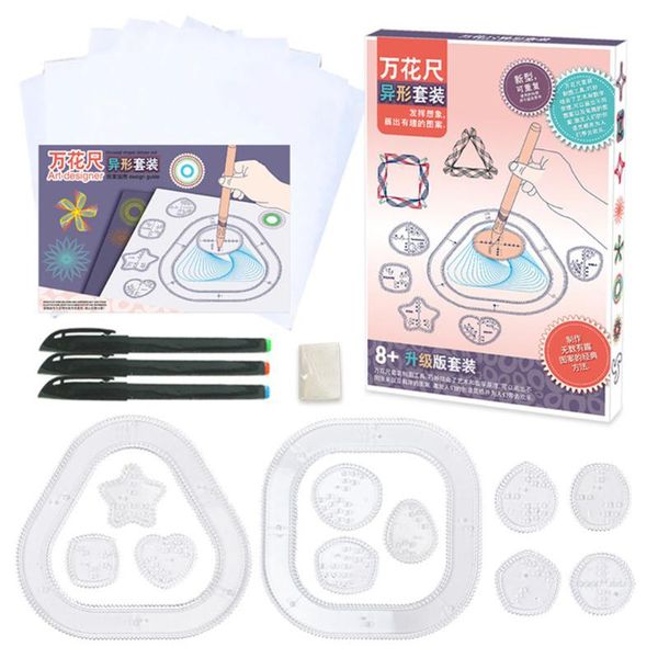 gift sets geometric ruler diy creative design set drawing child spiral art craft creation education
gift sets geometric ruler diy creative design set drawing child spiral art craft creation education