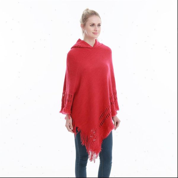 women hooded solid womens sweaters color poncho cape ladies plus size knit oversize pullover woman coat free, White;black
women hooded solid womens sweaters color poncho cape ladies plus size knit oversize pullover woman coat free, White;black