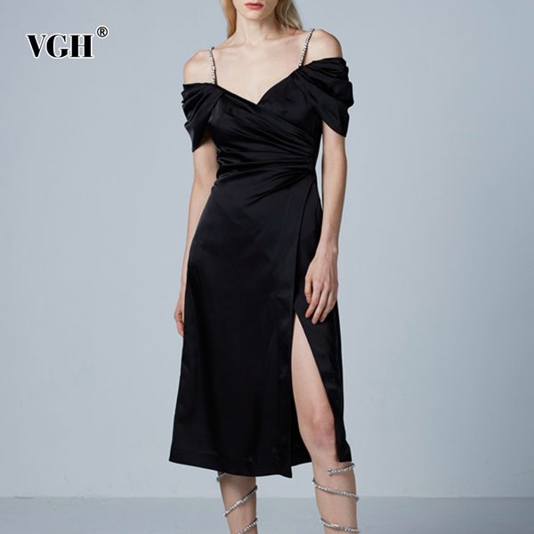 solid patchwork diamond evening sling dress for women v neck off shoulder high waist split midi dresses female fashion 210507, Black;gray
solid patchwork diamond evening sling dress for women v neck off shoulder high waist split midi dresses female fashion 210507, Black;gray