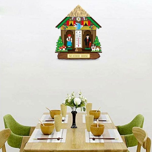 weather house chalet barometer hygrometer hanging decoration ornaments m0q6 wall clocks
weather house chalet barometer hygrometer hanging decoration ornaments m0q6 wall clocks