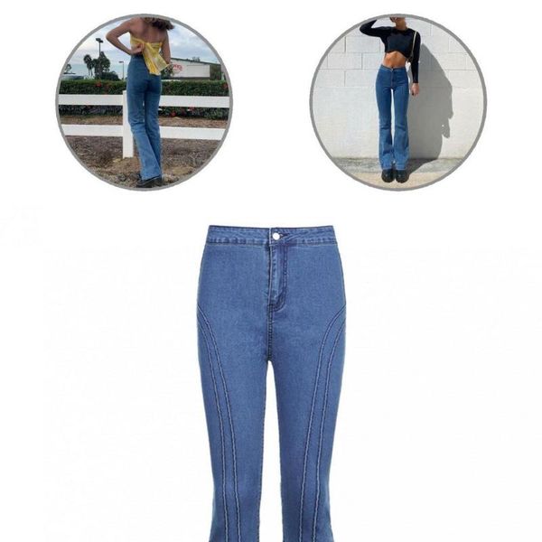 women's jeans autumn casual solid color all match denim pants women high waist for daily wear, Blue
women's jeans autumn casual solid color all match denim pants women high waist for daily wear, Blue
