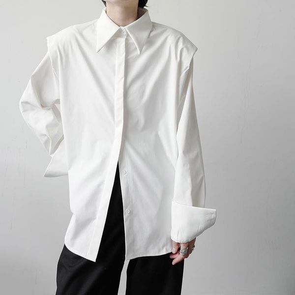 men's casual shirts 2021 autumn korean style sinple solid color men loose wild white for men,size -xxl, White;black
men's casual shirts 2021 autumn korean style sinple solid color men loose wild white for men,size -xxl, White;black