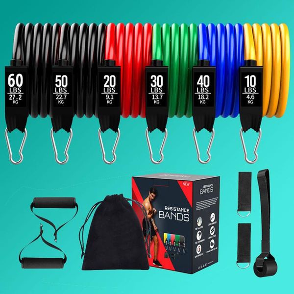 resistance bands 11 pcs/set tube set family pulling rope fitness yoga gym pull bandas elasticas equipment
resistance bands 11 pcs/set tube set family pulling rope fitness yoga gym pull bandas elasticas equipment