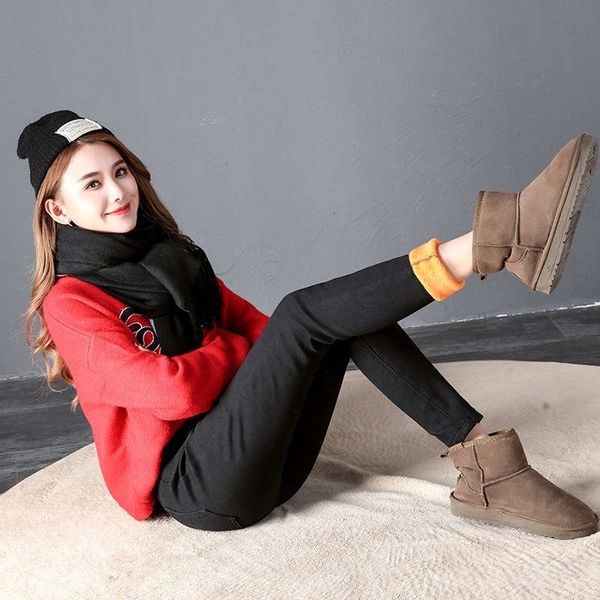 women's jeans autumn and winter plush denim high waist warm elastic large korean version slim dyfu, Blue
women's jeans autumn and winter plush denim high waist warm elastic large korean version slim dyfu, Blue