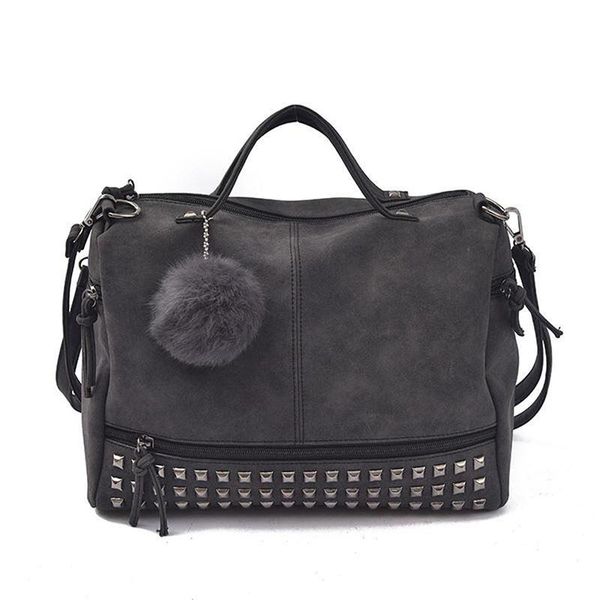 evening bags girl vintage leather handle messenger bag rivet large capacity hair ball shoulder nubuck totes bolso mujeer
evening bags girl vintage leather handle messenger bag rivet large capacity hair ball shoulder nubuck totes bolso mujeer